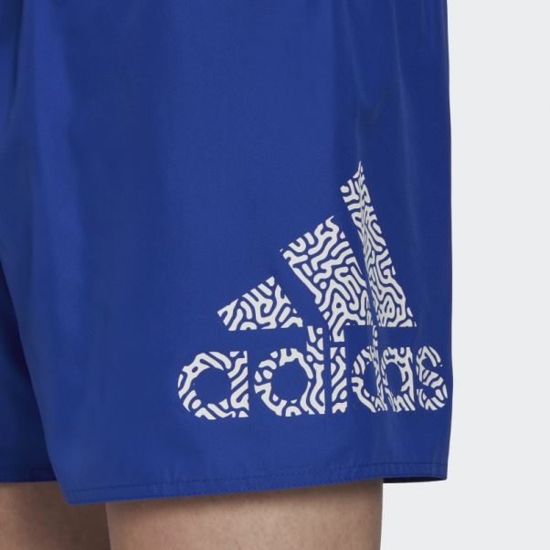 Short De Bain Court Adidas Clx Bleu