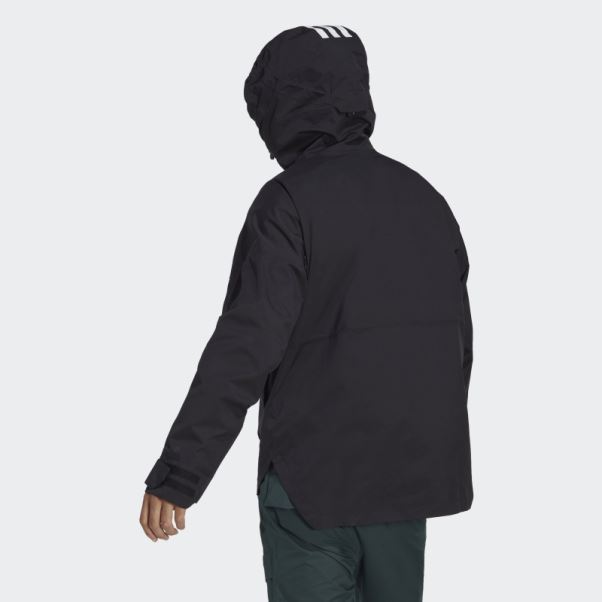 Anorak De Neige Adidas Terrex 2 Couches Rain.rdy Noir