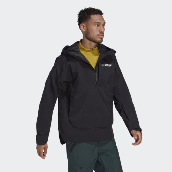 Anorak De Neige Adidas Terrex 2 Couches Rain.rdy Noir