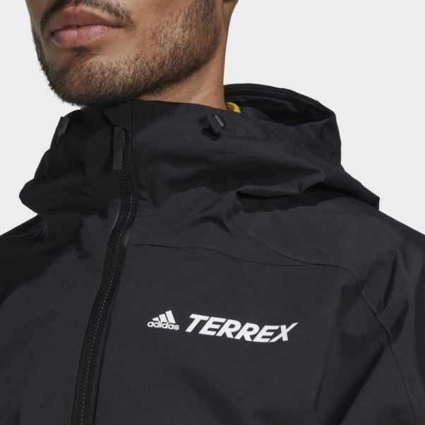 Anorak De Neige Adidas Terrex 2 Couches Rain.rdy Noir