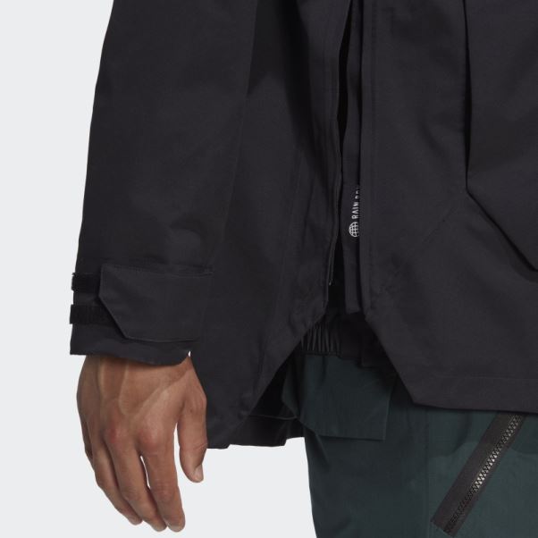 Anorak De Neige Adidas Terrex 2 Couches Rain.rdy Noir