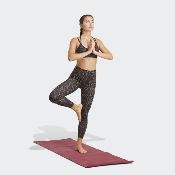 Legging Adidas Yoga Essentials 7/8 Noir Imprimé