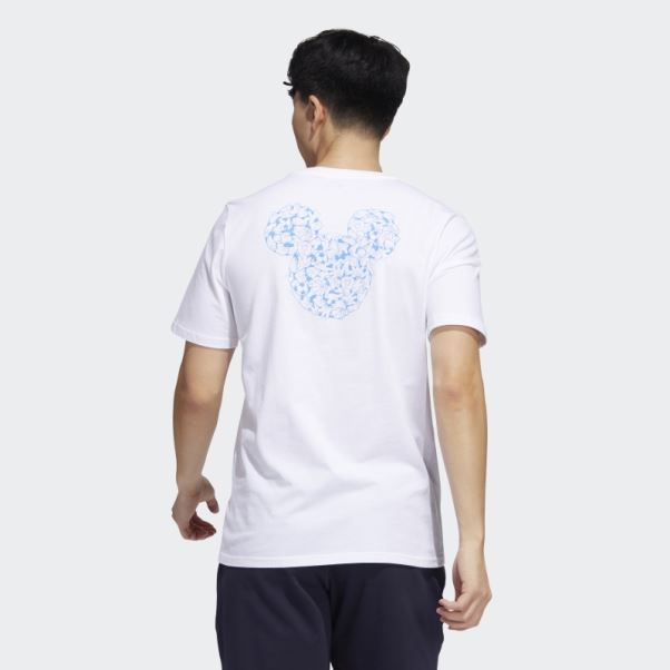 Disney Sport T-shirt Manches Courtes Adidas Blanc