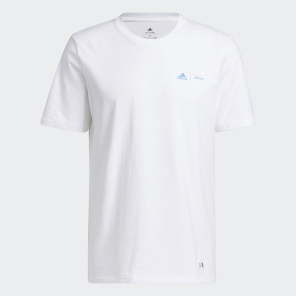 Disney Sport T-shirt Manches Courtes Adidas Blanc
