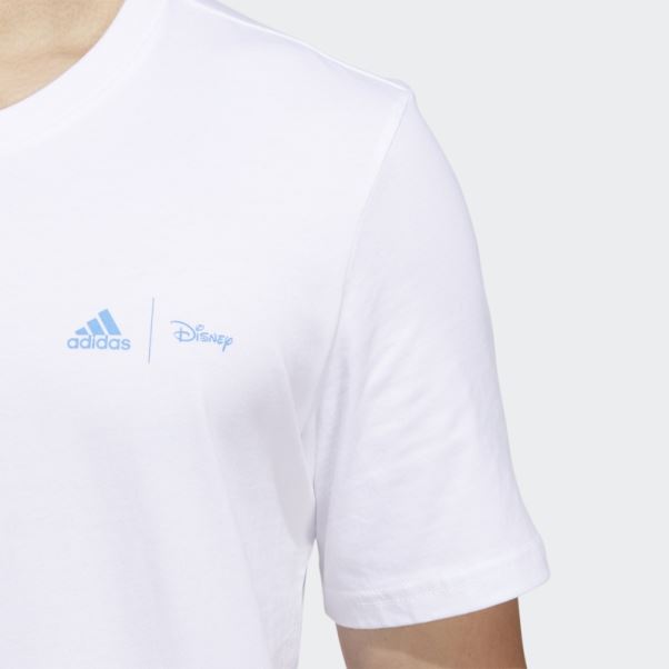 Disney Sport T-shirt Manches Courtes Adidas Blanc