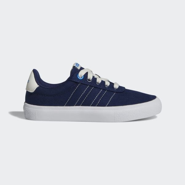 Chaussure Skate Adidas Vulc Raid3r Bleu Foncé