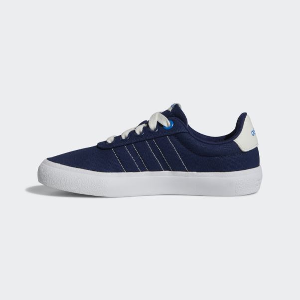 Chaussure Skate Adidas Vulc Raid3r Bleu Foncé