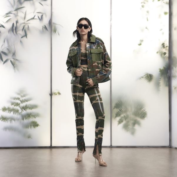 Adidas Veste à Sequins (tous Genres) Aop Camo