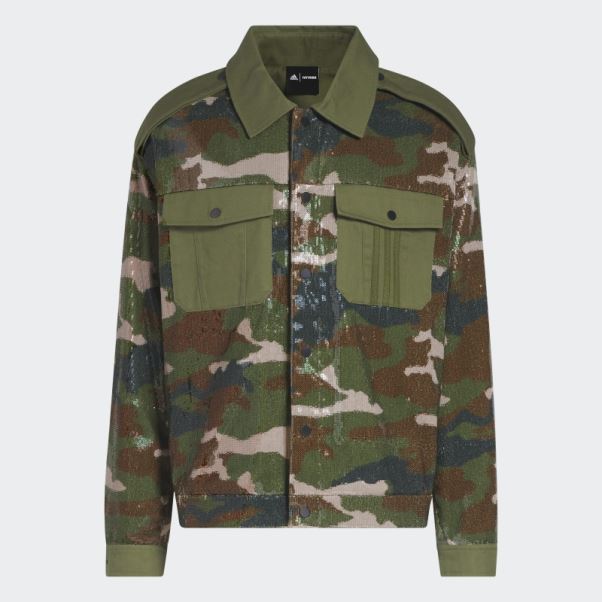 Adidas Veste à Sequins (tous Genres) Aop Camo