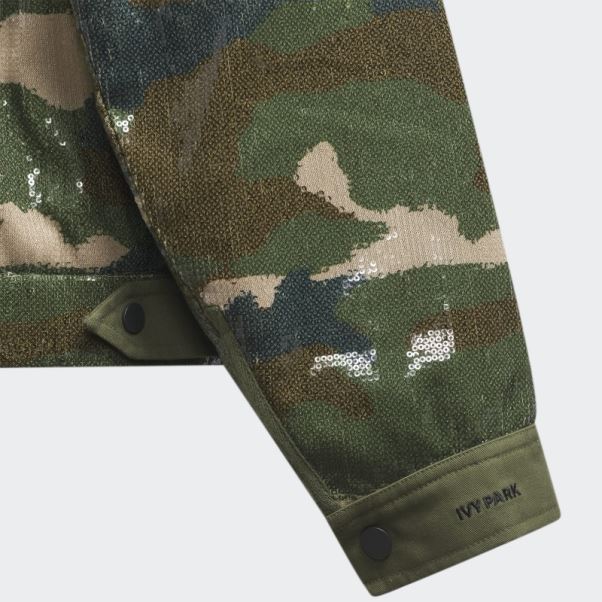 Adidas Veste à Sequins (tous Genres) Aop Camo