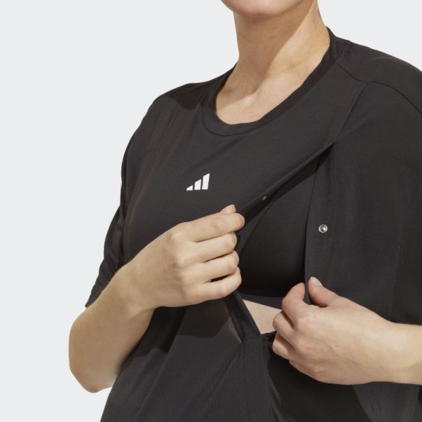 Aeroready Train Essentials T-shirt D'allaitement (maternité) Noir Adidas