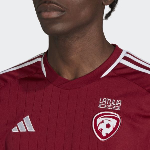 Maillot Domicile Coll Bourgogne Lettonie 22 Adidas
