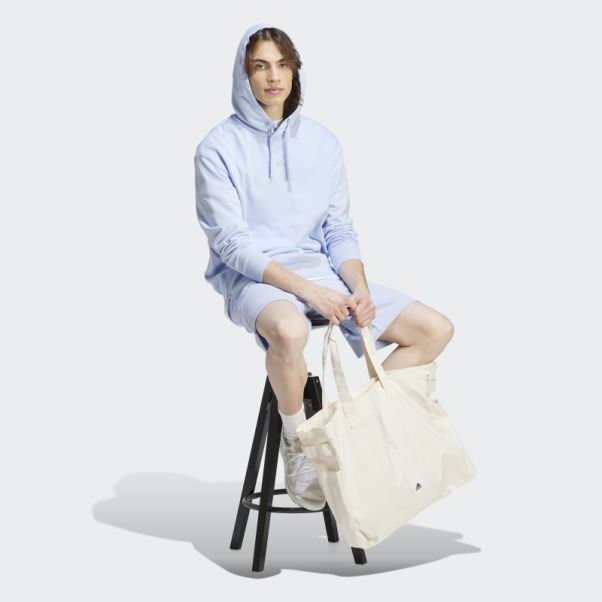 Tout Szn French Terry Hoodie Adidas Bleu Aube