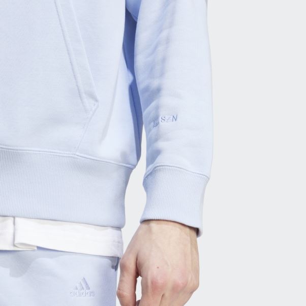Tout Szn French Terry Hoodie Adidas Bleu Aube