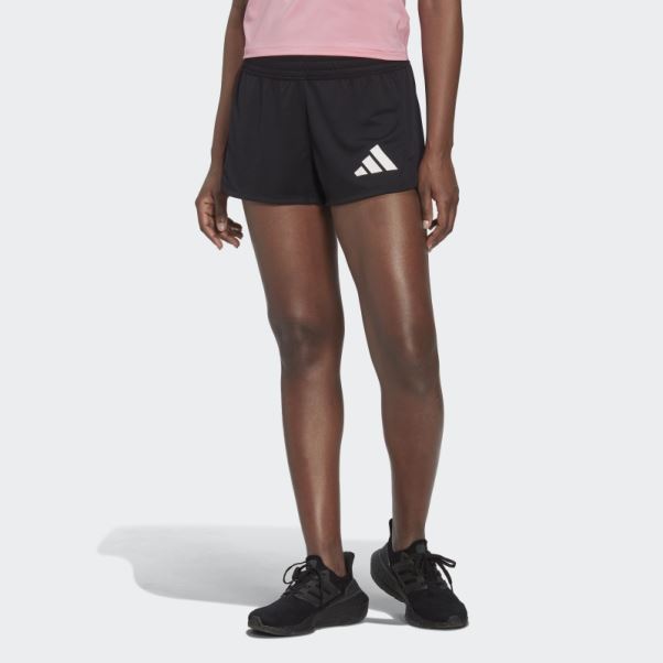Short En Maille Pacer 3-bar Noir Adidas