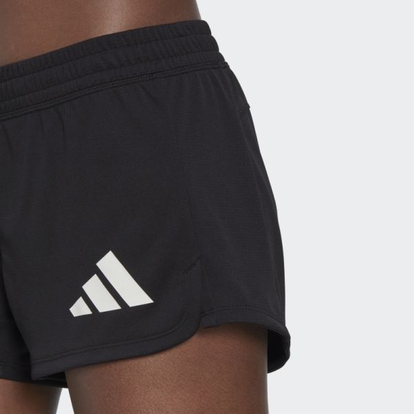 Short En Maille Pacer 3-bar Noir Adidas