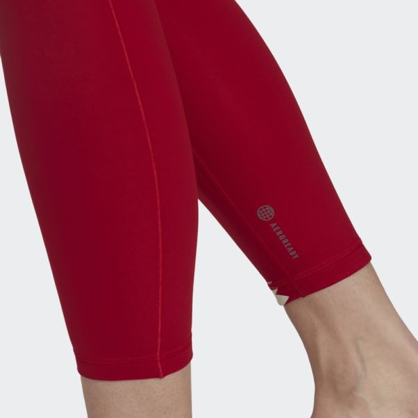 Legging Adidas Thebe Magugu Studio 7/8 Rouge