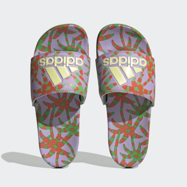 Sandales Adilette Confort Adidas Violet