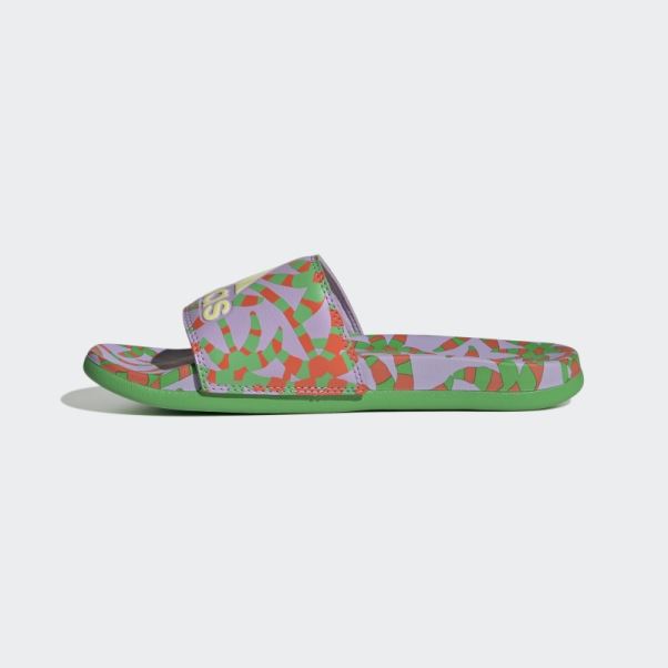 Sandales Adilette Confort Adidas Violet