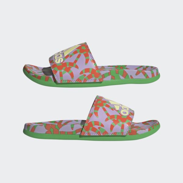 Sandales Adilette Confort Adidas Violet