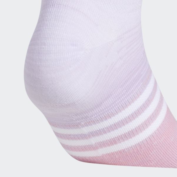 Chaussettes Invisibles Adidas Superlite Multi Space Dye Blanches 6 Paires