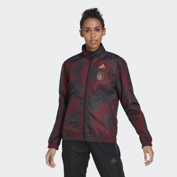 Veste Hymne Allemagne Adidas Noir