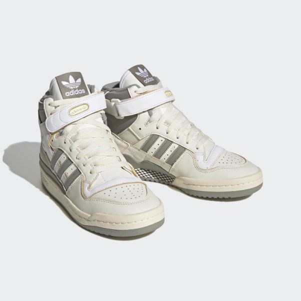 Forum 84 Hi Chaussures Adidas Blanc