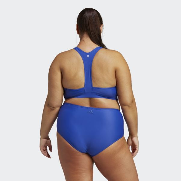 Haut De Bikini Adidas Sporty Bleu (grande Taille)