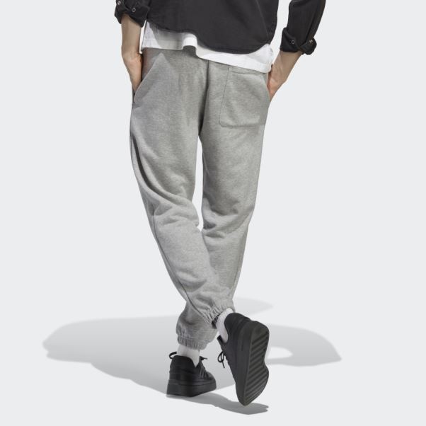 Adidas Pantalon All Szn French Terry Gris Moyen