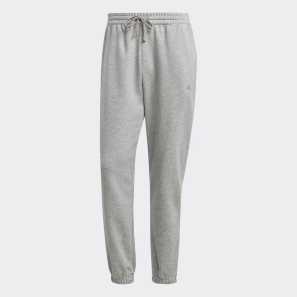 Adidas Pantalon All Szn French Terry Gris Moyen