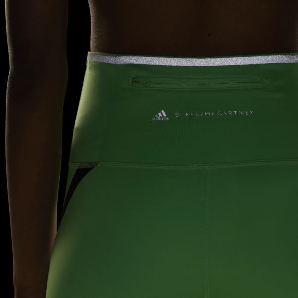 Adidas By Stella Mccartney Truepace Running Legging Vert Flash