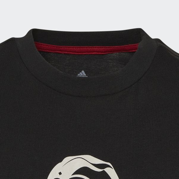 Adidas Coupe Du Monde Fifa 2022 Emblème Officiel Tee Noir