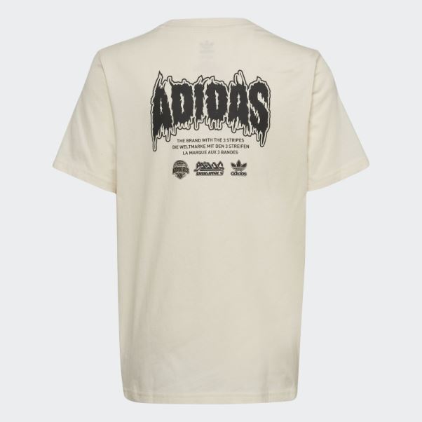 T-shirt Graphique Adidas Fashion Blanc