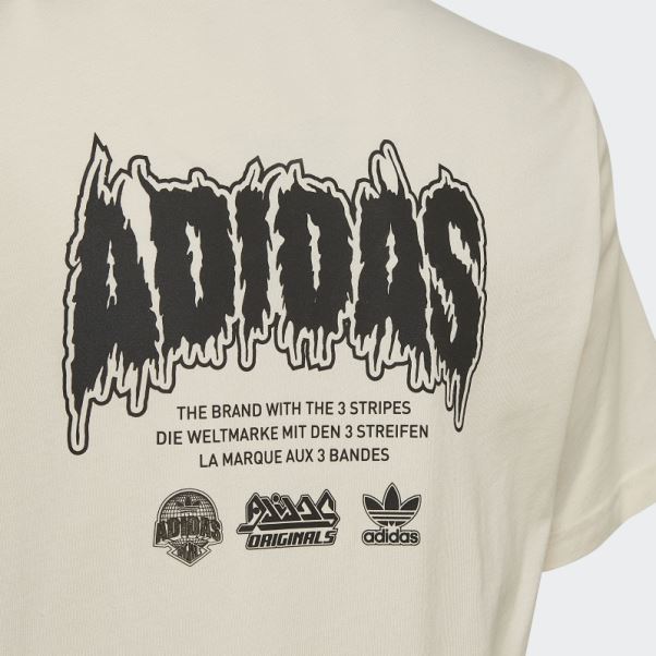 T-shirt Graphique Adidas Fashion Blanc