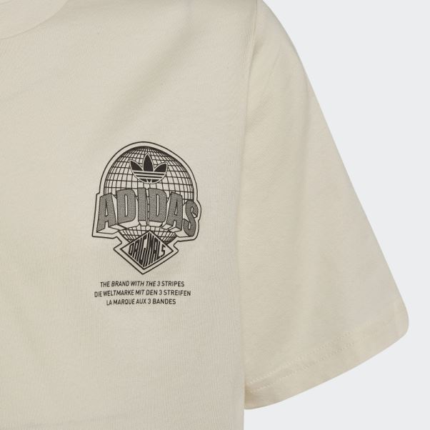 T-shirt Graphique Adidas Fashion Blanc