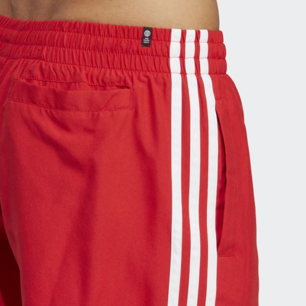 Short De Bain à 3 Bandes Adicolor Originals Scarlet Adidas