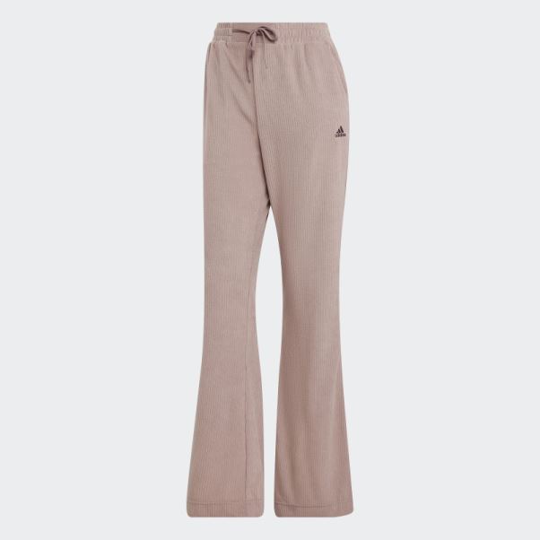 Pantalon évasé En Velours Côtelé Adidas Violet Hyperglam Fashion