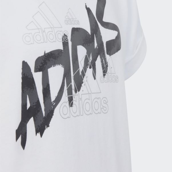 T-shirt Noué De Danse Adidas Blanc