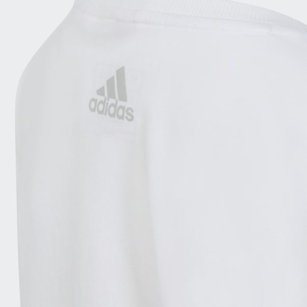 T-shirt Noué De Danse Adidas Blanc