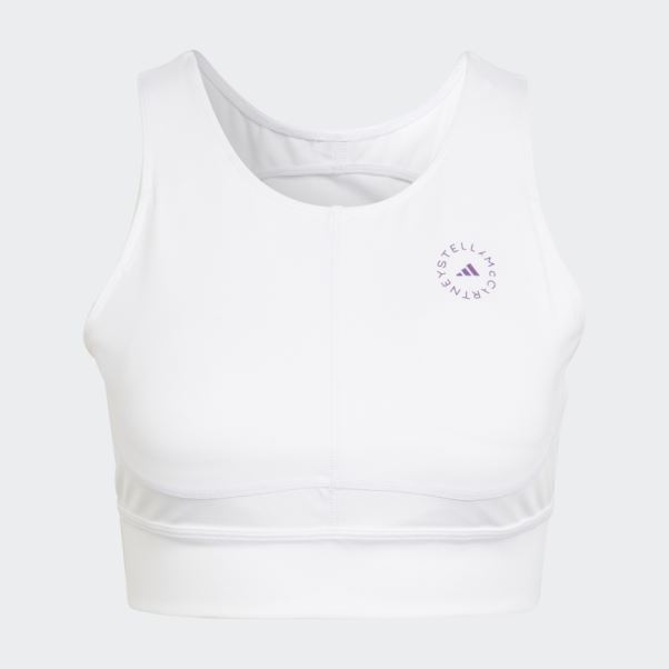 Adidas By Stella Mccartney Truepurpose Training Crop Top Blanc Chaud