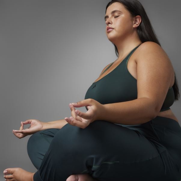Pantalon De Yoga Adidas Authentique Balance Vert (grande Taille)