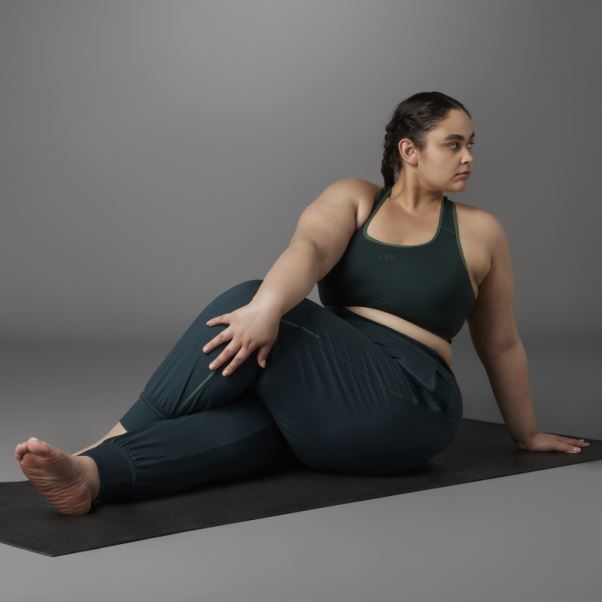Pantalon De Yoga Adidas Authentique Balance Vert (grande Taille)