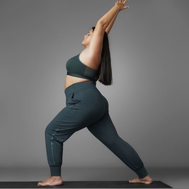 Pantalon De Yoga Adidas Authentique Balance Vert (grande Taille)