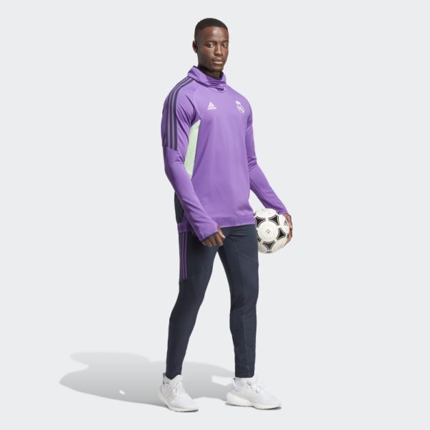Adidas Real Madrid Condivo 22 Pro Training Top Violet