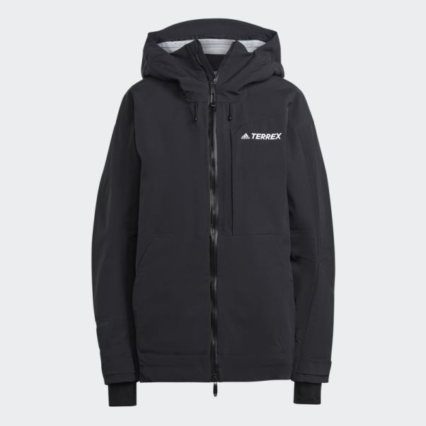 Veste De Snow En Nylon Post-consommation Terrex 3 Couches Adidas Noir
