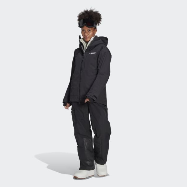 Veste De Snow En Nylon Post-consommation Terrex 3 Couches Adidas Noir