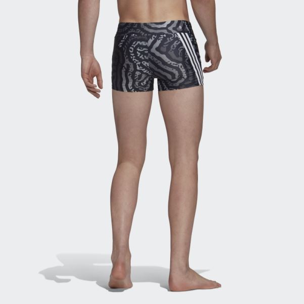 Color Maze Boxer De Bain Adidas Noir