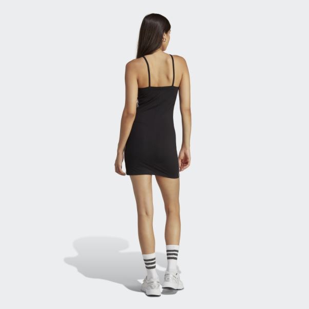 Adidas Adicolor Classics Robe D'été Moulante Noir