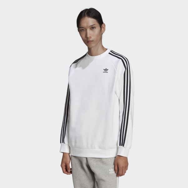 Adicolor Classics 3-stripes Crew Sweat Adidas Blanc