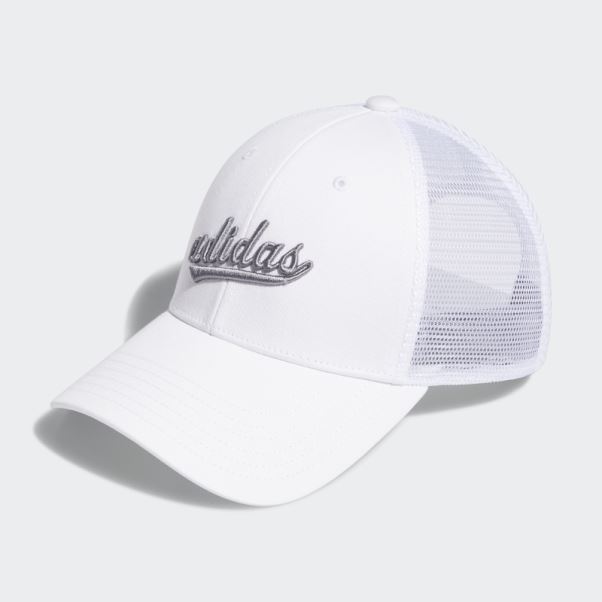 Casquette Trucker En Filet Adidas Blanche